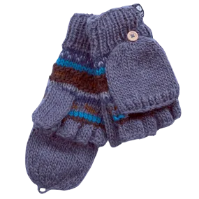 MAGNEY Hand-Knitted Wool Fingerless Gloves