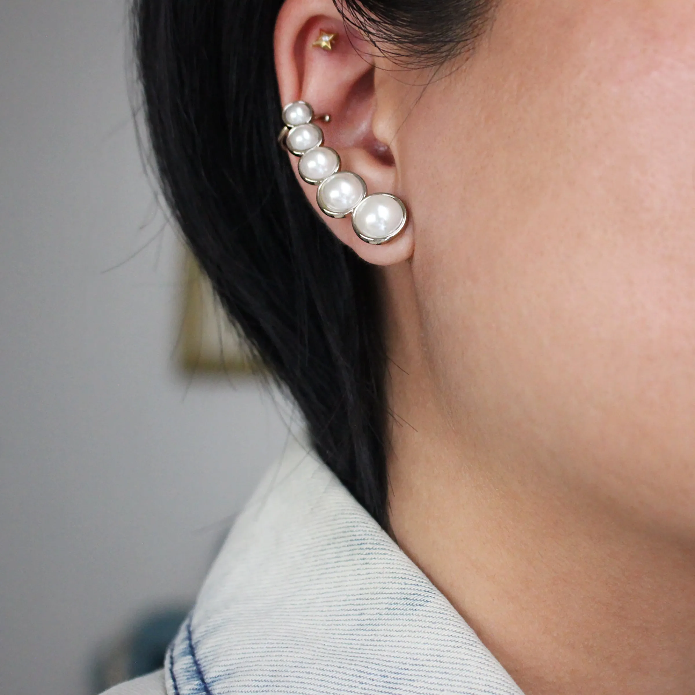 Unique Pearl Ear Cuff