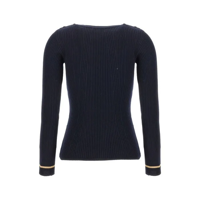 Wool Long Sleeves Plain Office Style Crew Neck Casual Style Max Mara Studio