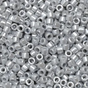 Miyuki Delica 11/0 Opaque Ghost Gray Luster #1570 Seed Beads (2.5 Tube)