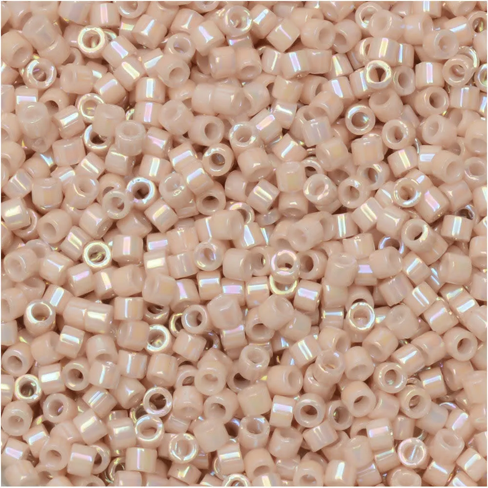 Miyuki Delica Seed Beads Opaque Pink Champagne 11/0 Size 7.2 Gram Tube