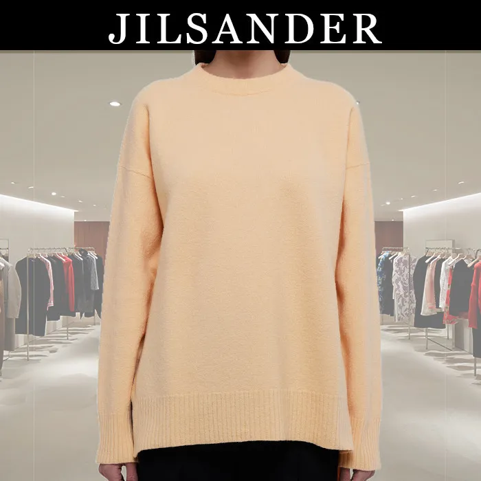 Jil Sander | Crew Neck Unisex Wool Blended Casual