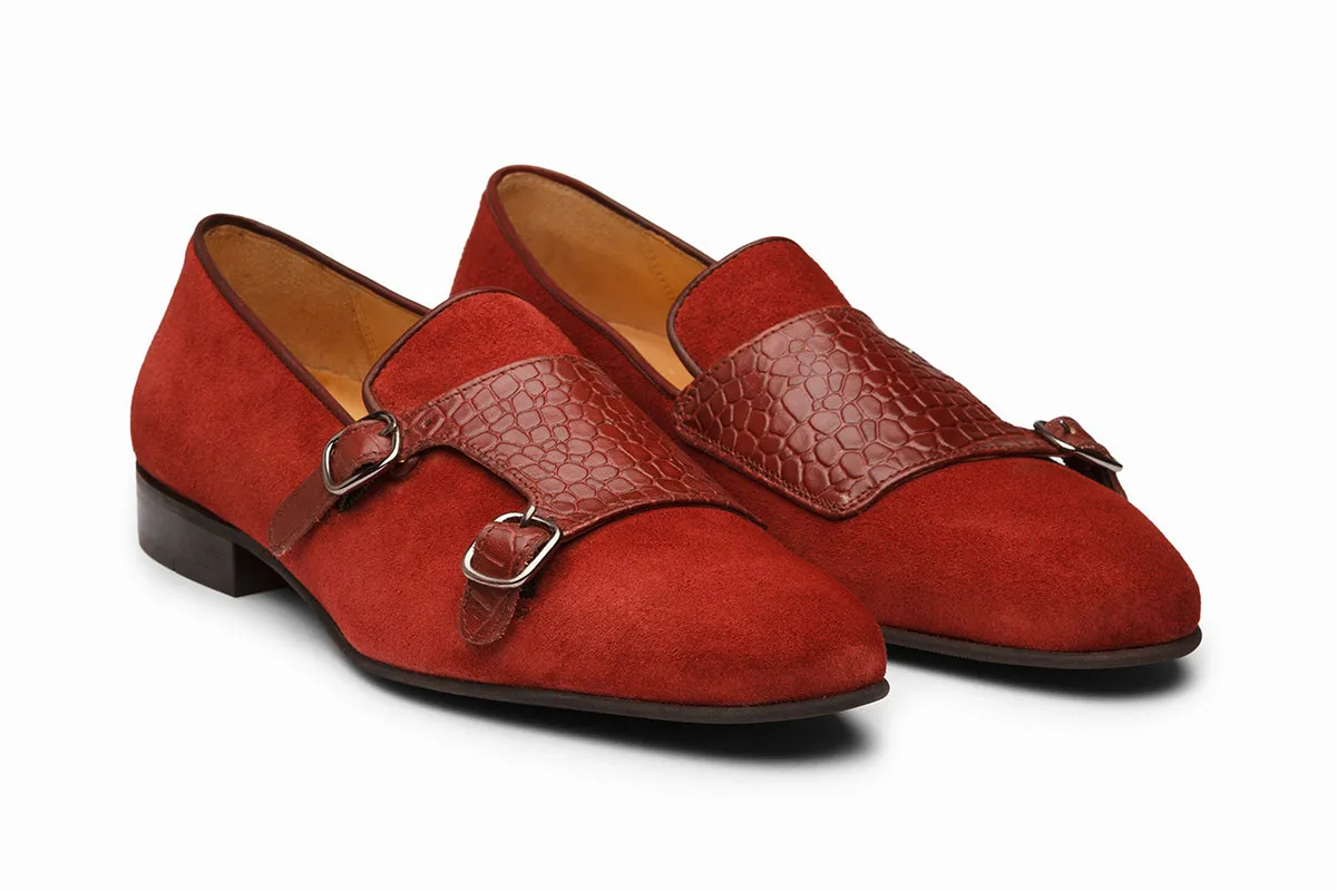 Men's Double Monk Strap Shoes