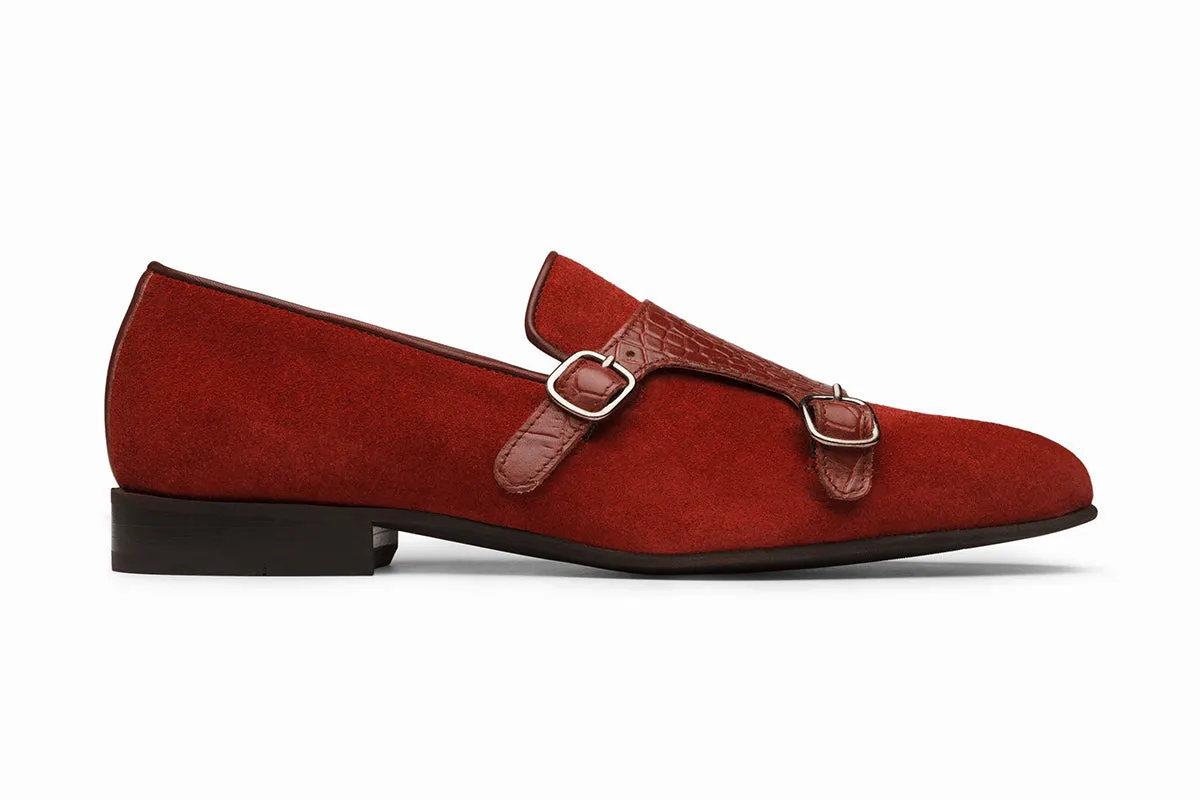 Men's Double Monk Strap Shoes