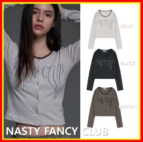 NASTY FANCY CLUB Street Style Cardigans