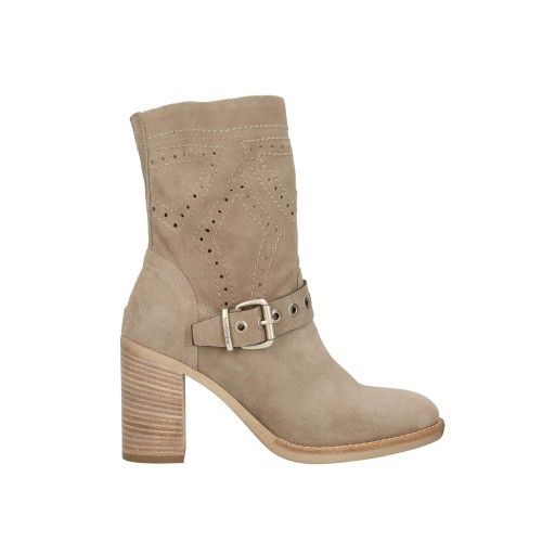 Women's Velour Ankle Boots