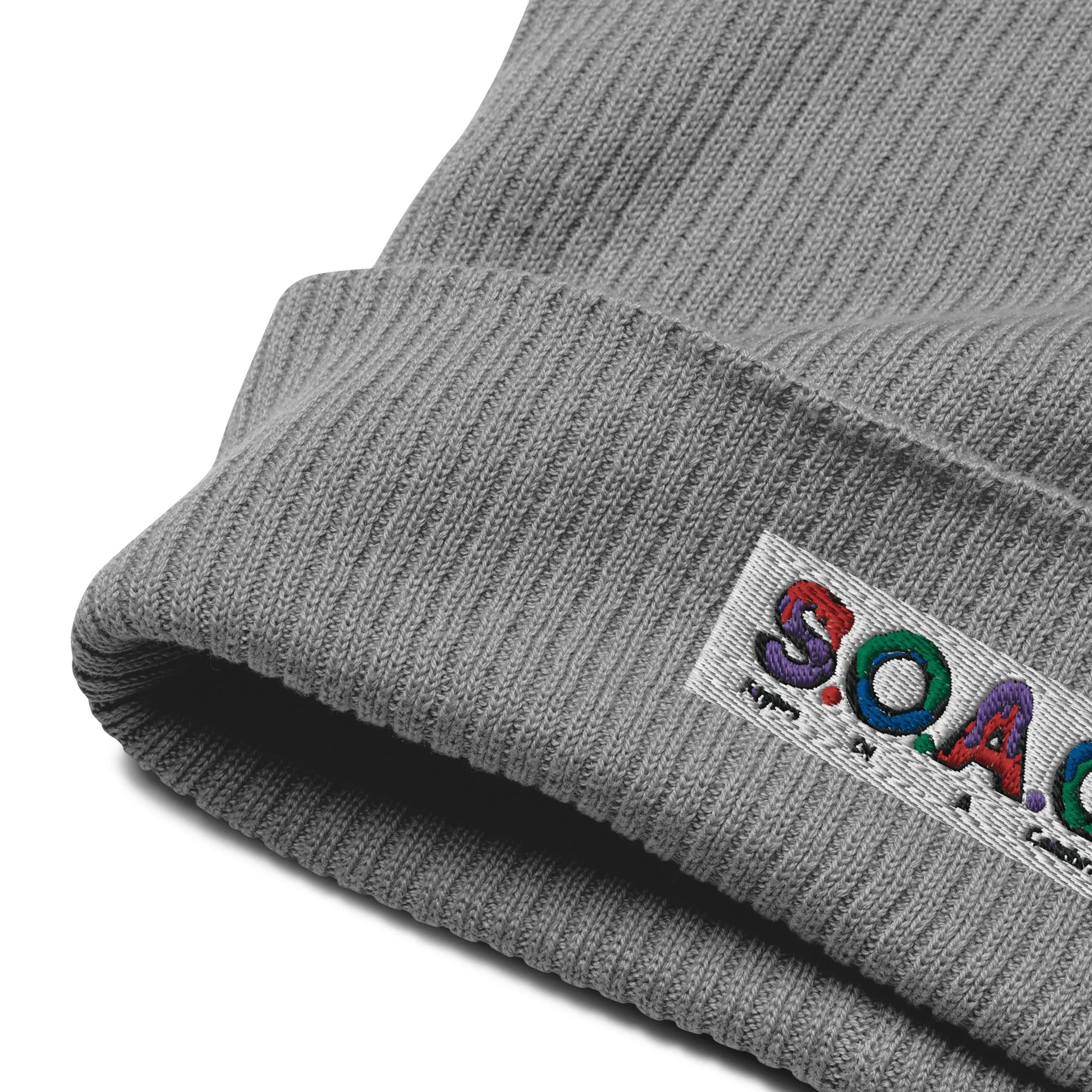 Organic ribbed beanie Purchase