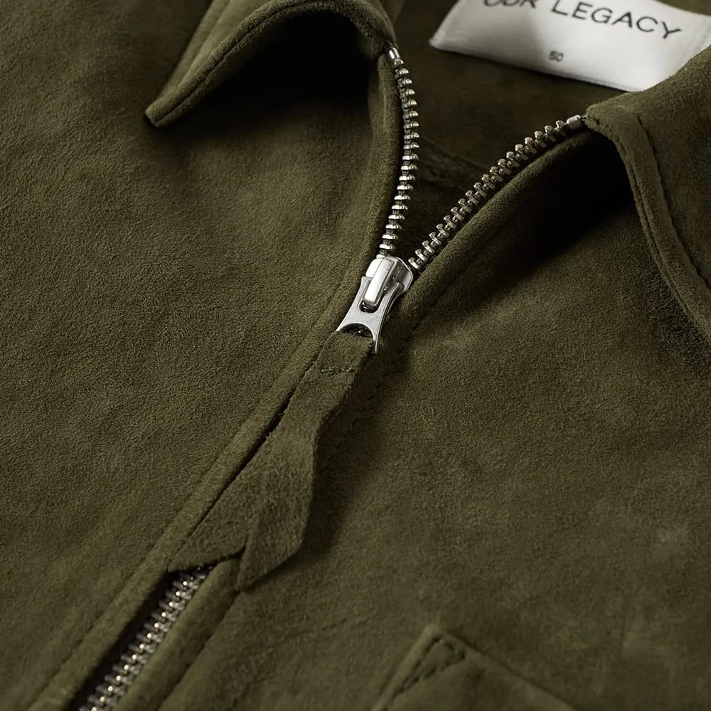 Birch Suede Zip Shirt by Our Legacy