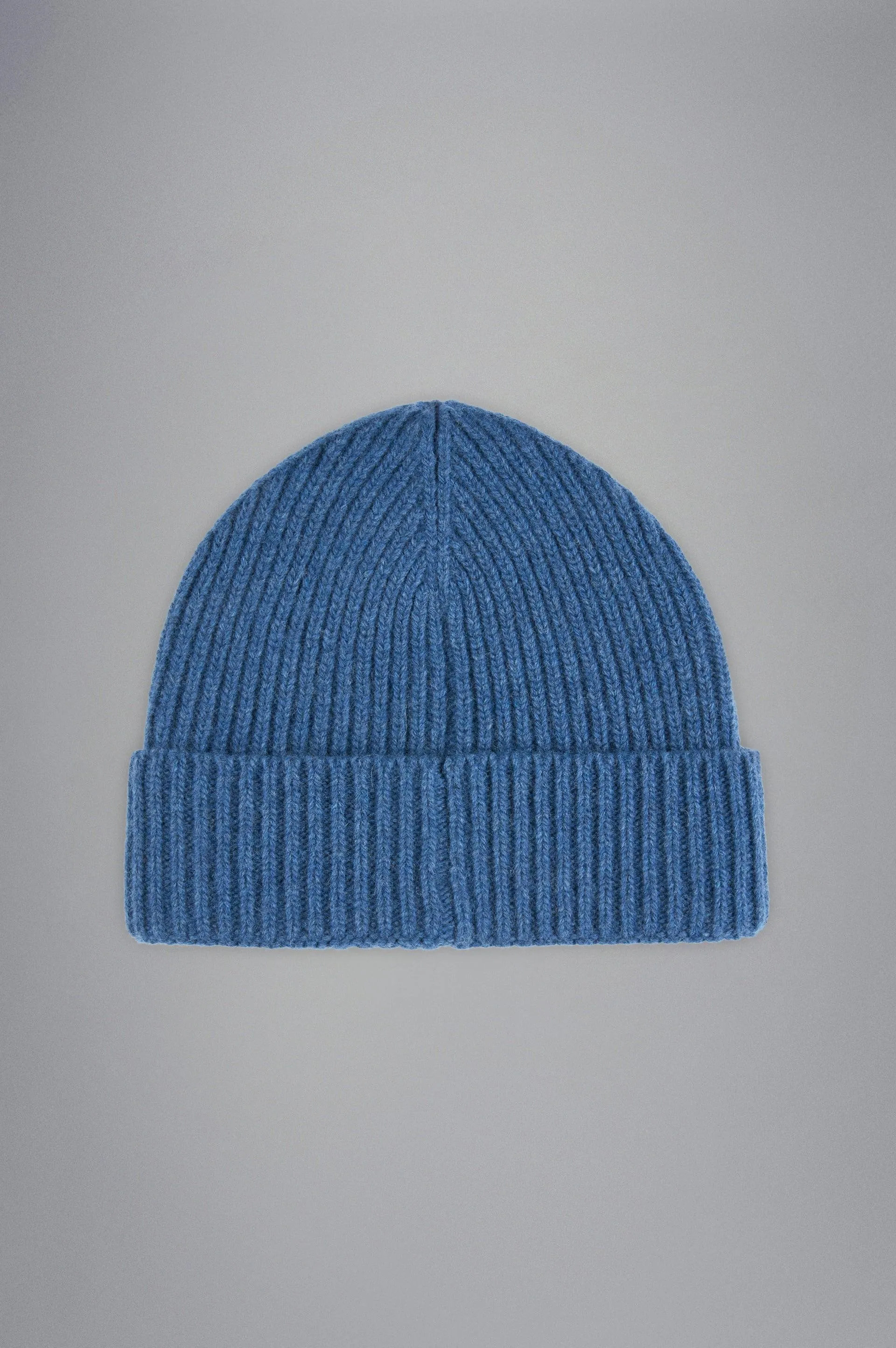 Paul & Shark Knitted Wool Tuque with Re-Wool Technology and Leather Badge