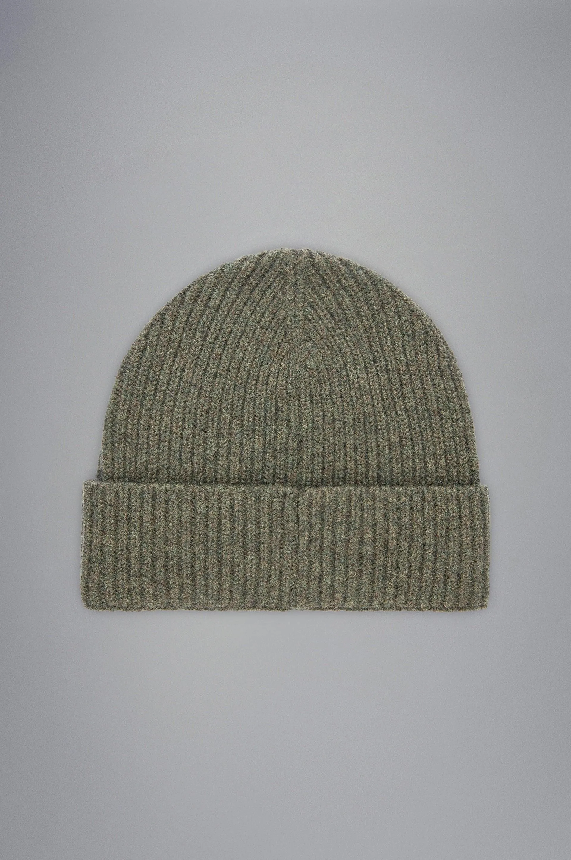 Paul & Shark Knitted Wool Tuque with Re-Wool Technology and Leather Badge