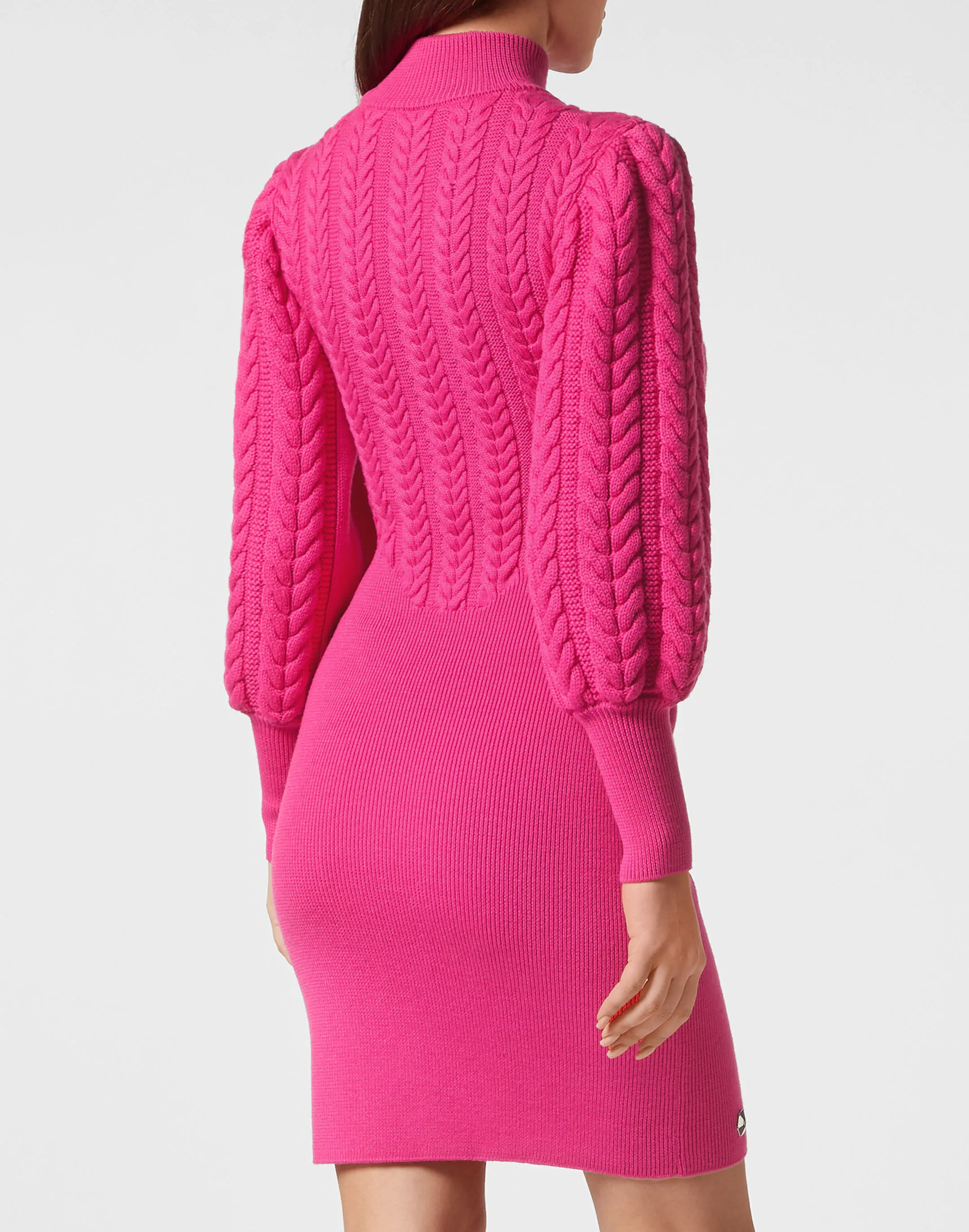 Wool Turtleneck Dress LS by PHILIPP PLEIN