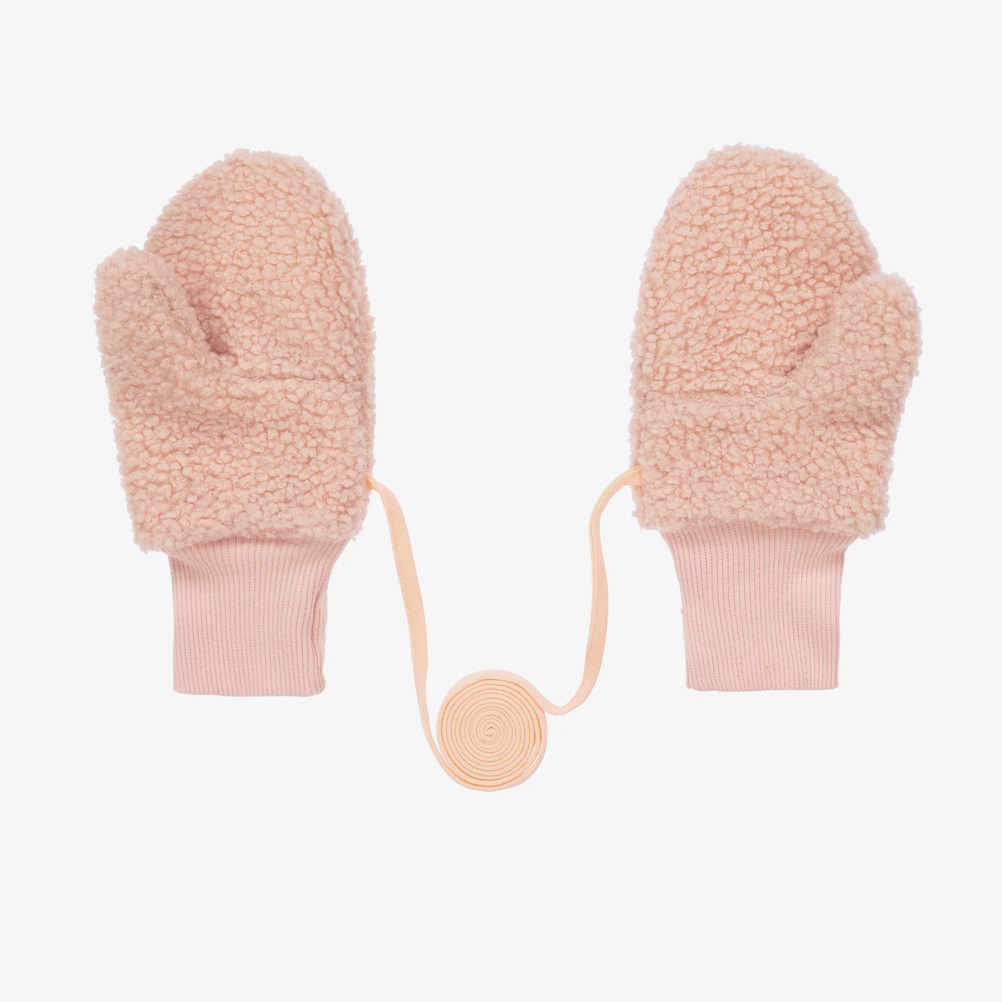 Pink Fleece Mittens