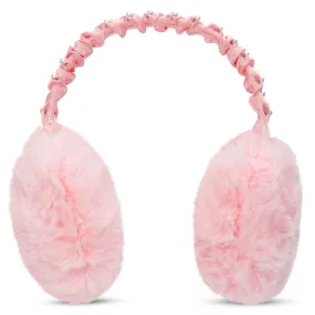 Pink Rouched IScream Earmuffs