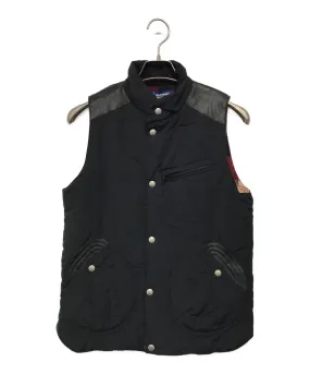 Pre-owned JUNYA WATANABE COMME des GARCONS Leather Down Vest WD-V006