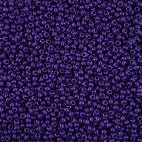 Preciosa Czech Glass, 8/0 Round Seed Bead, Terra Intensive Purple - Matte 1 Tube