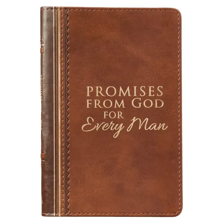 Faux Leather Devotional - Promises from God For Men