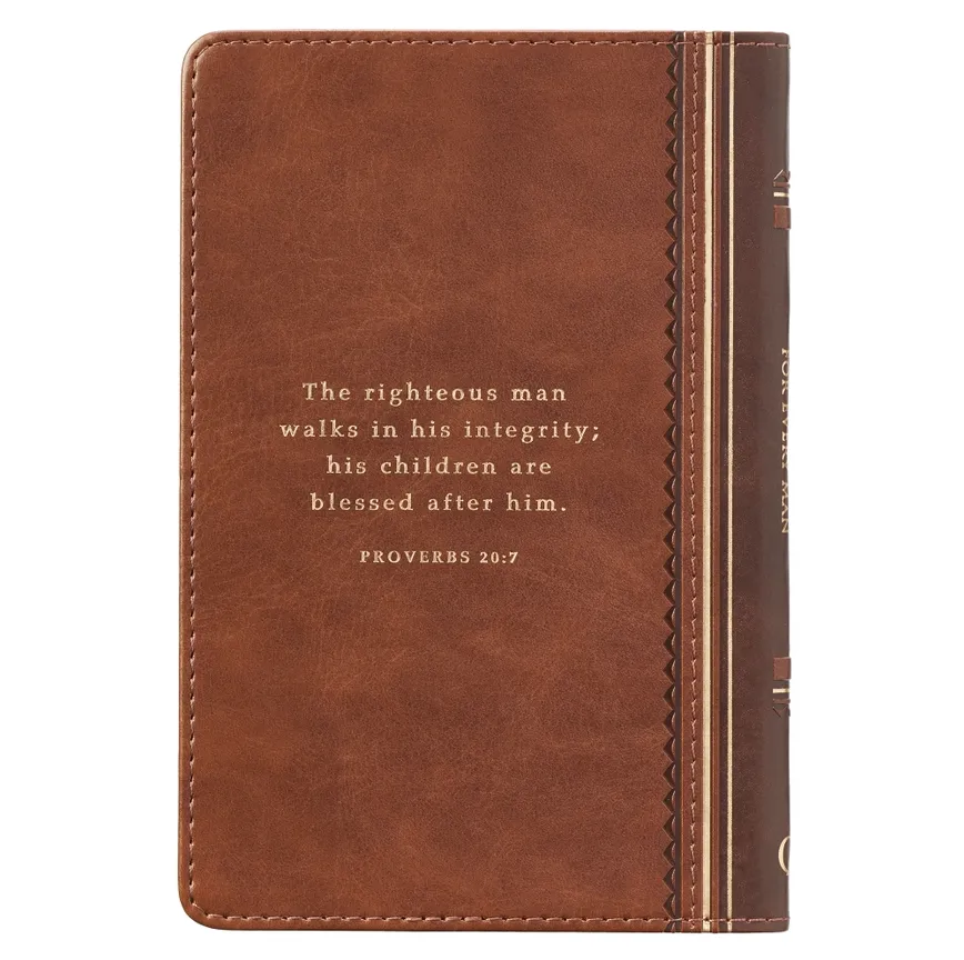 Faux Leather Devotional - Promises from God For Men