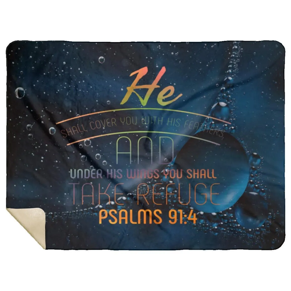 God Is With You Bible Blanket Joshua 1:9 Design 17