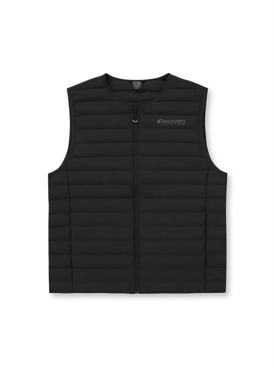 PYXIVER G Tube Goose Down Vest in Black