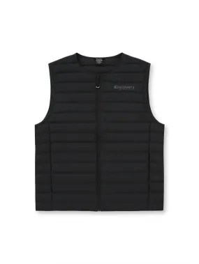 PYXIVER G Tube Goose Down Vest in Black