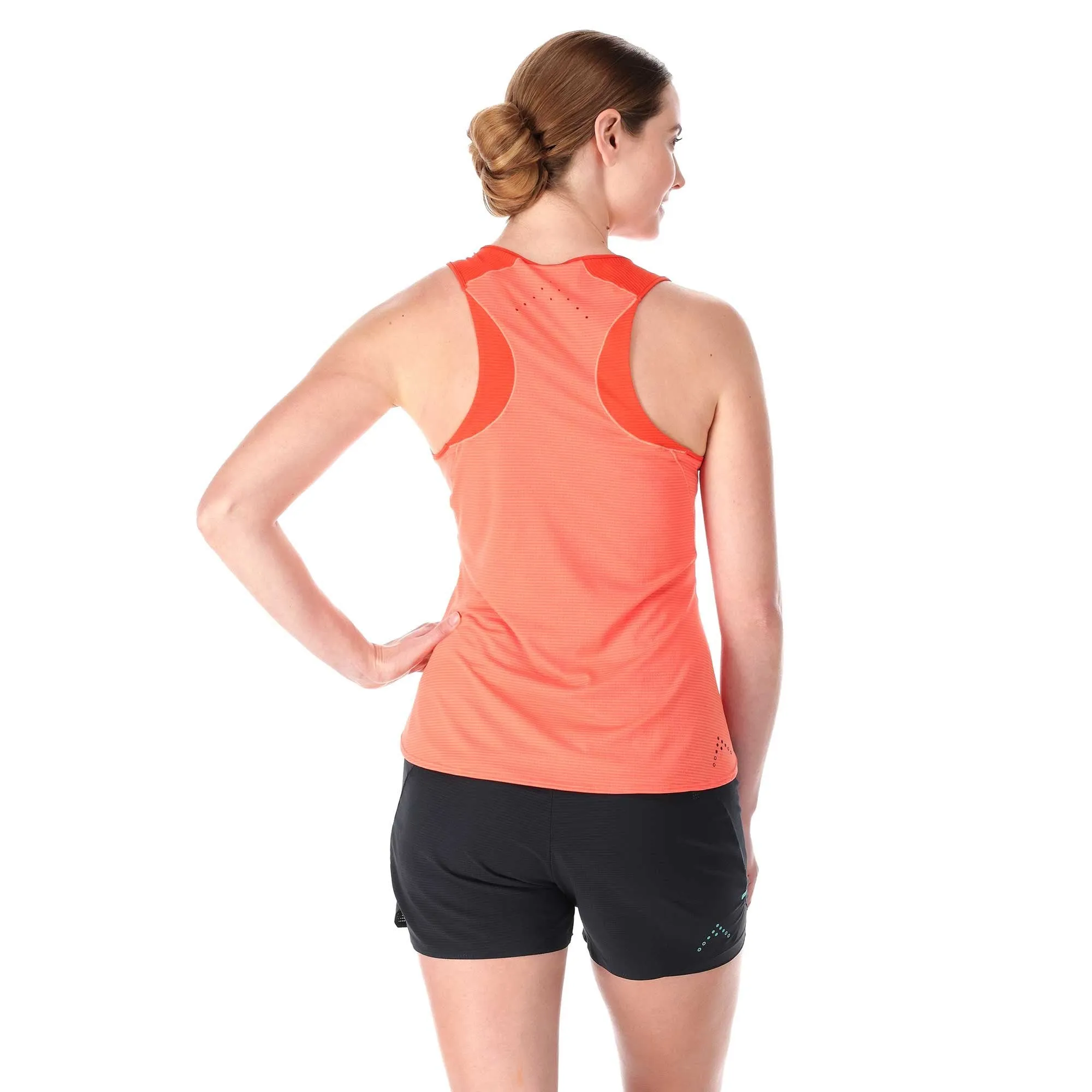 Red Grapefruit/Reef Sonic Ultra Running Vest by Rab