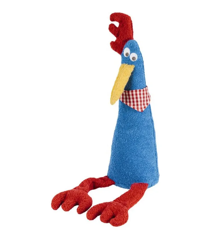 Organic Blue Rooster with Recycled Filling by Efie