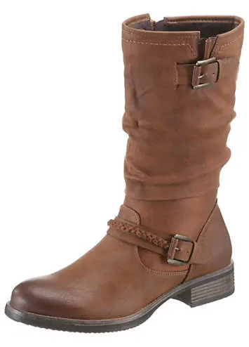 Rieker Faux Leather Boots | Look Again