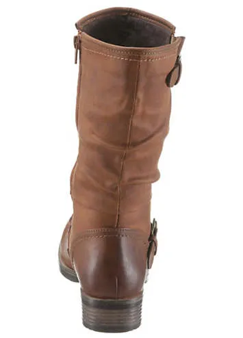 Rieker Faux Leather Boots | Look Again