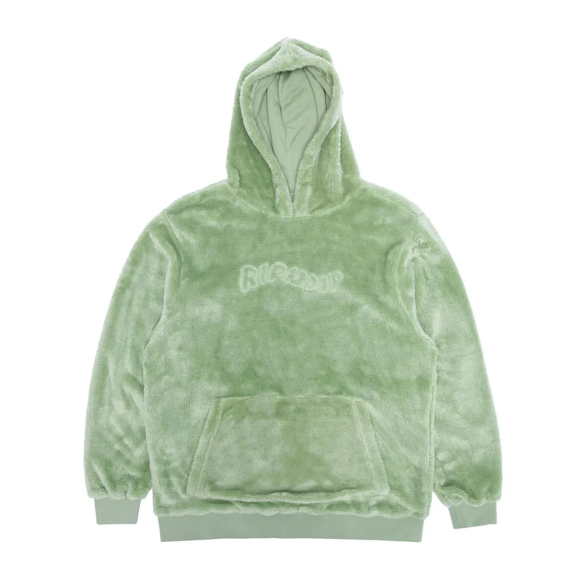 RipNdip RND9536 Waves Sherpa Hoodie - Pistachio