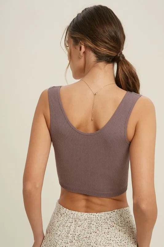 Ribbed Seamless Cami