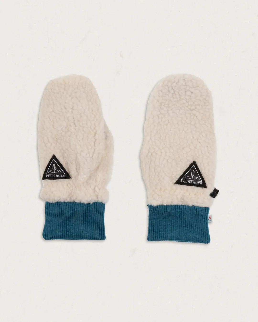 Eco-Friendly Ivory Sherpa Mittens