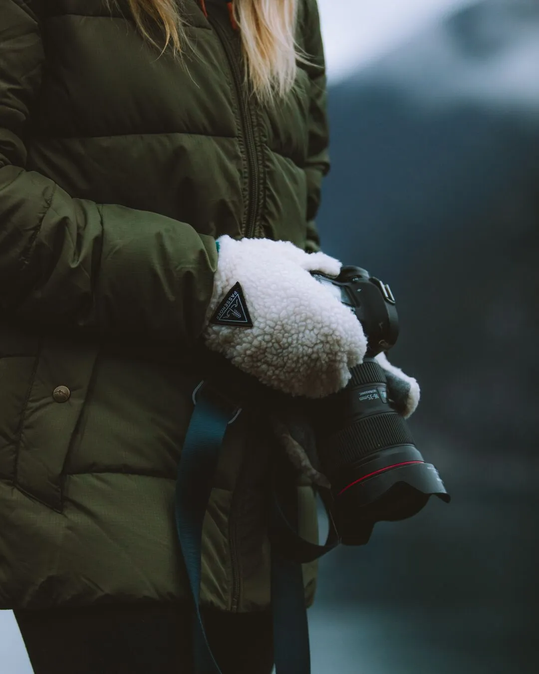 Eco-Friendly Ivory Sherpa Mittens