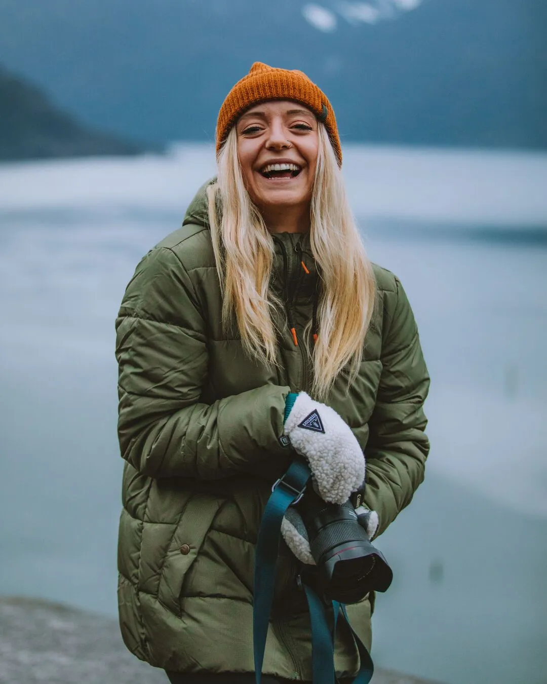 Eco-Friendly Ivory Sherpa Mittens