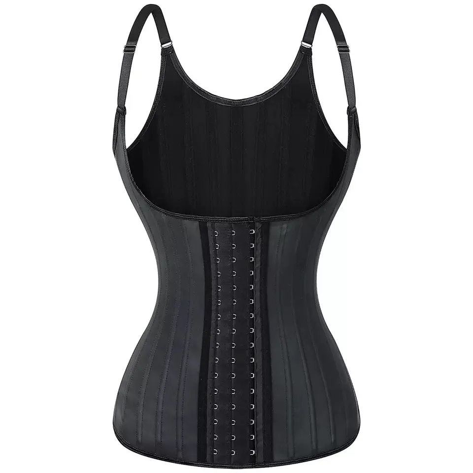 25 Steel Bone Waist Trainer Latex Vest