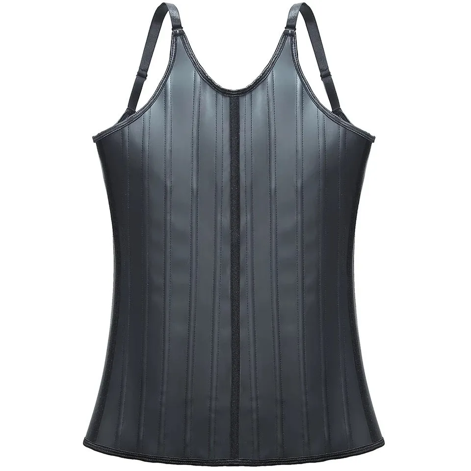 25 Steel Bone Waist Trainer Latex Vest