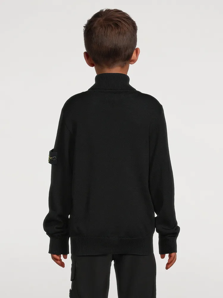 STONE ISLAND Wool Turtleneck Sweater