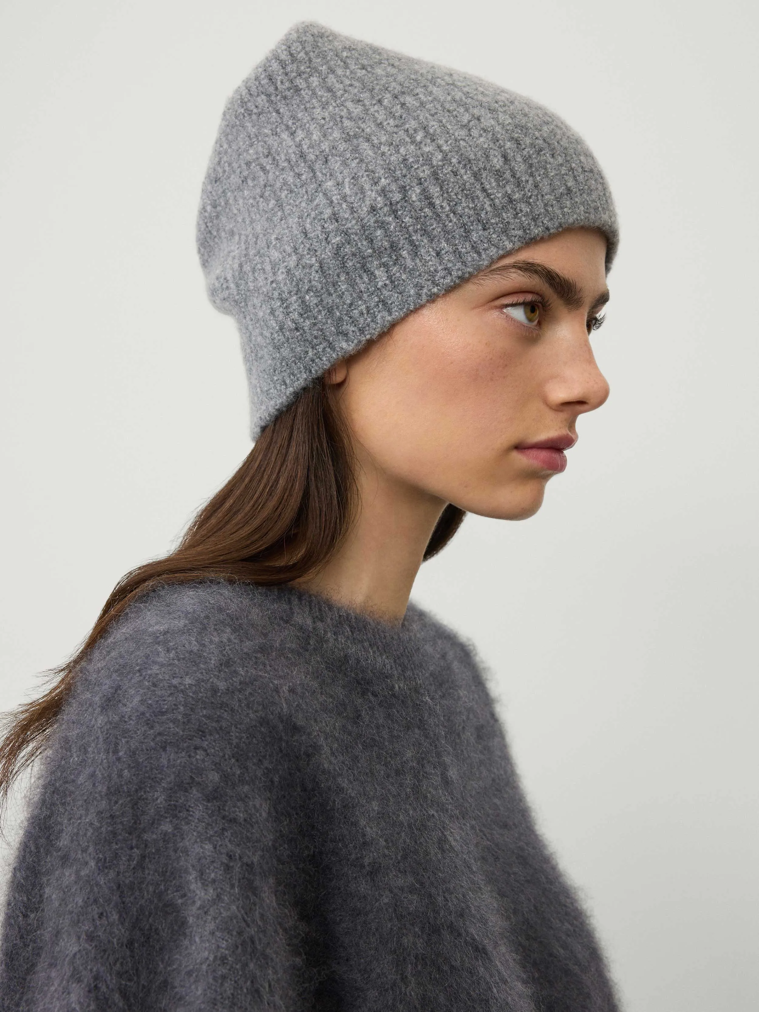 Bouclé Textured Beanie