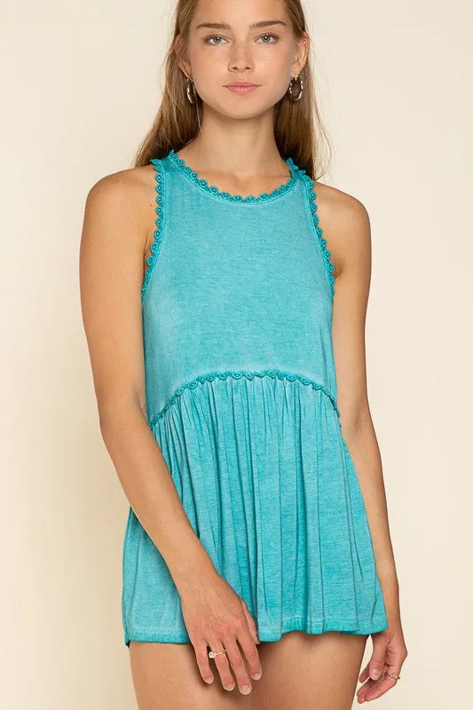 Sweet Simple Babydoll Tank Knit Top