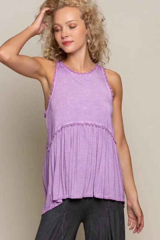 Sweet Simple Babydoll Tank Knit Top