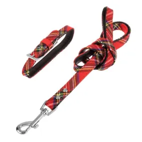 Royal Stewart Matching Dog Collar and Lead