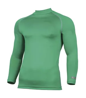 Thermal Underwear Long Sleeve Base Layer Vest Top (Green)