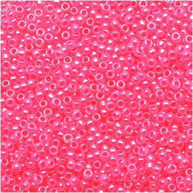 Toho Round Seed Beads 15/0 #910 Ceylon Hot Pink