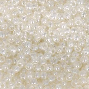 Toho RE:Glass Seed Beads, Round Size 11/0, #5101 Luster Clear, 2.5 Tube