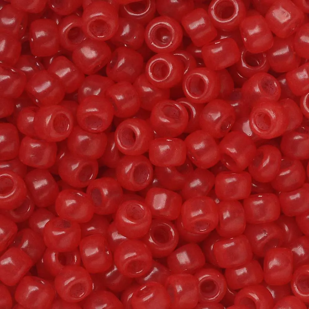 Toho Seed Beads 8/0 YPS0022 Hybrid ColorTrends Milky Aurora Red 8 Grams