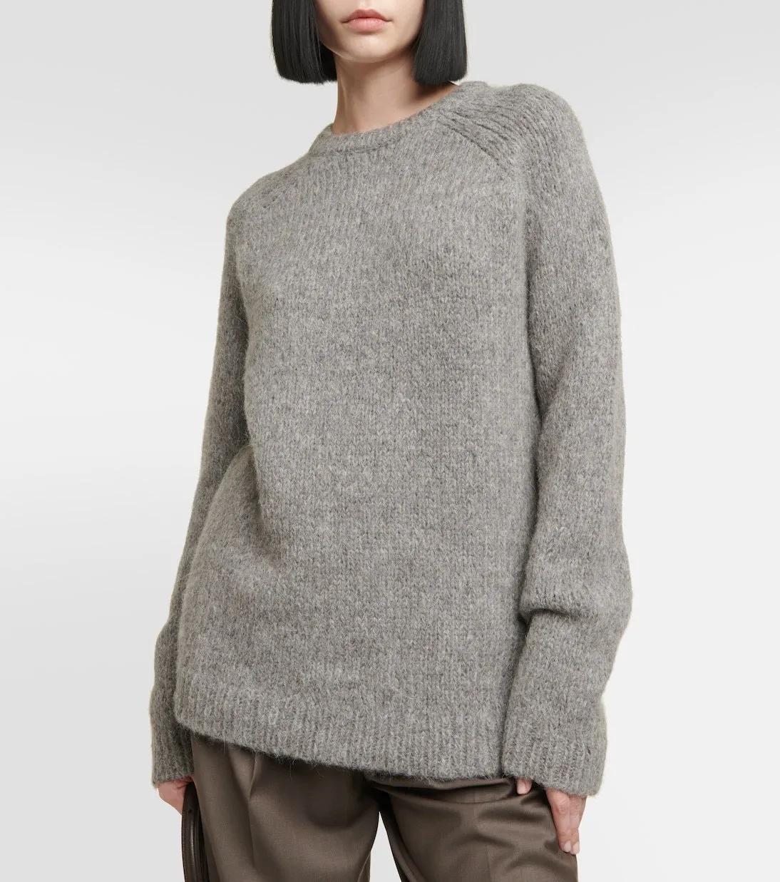 TOTEME  |Plain Wool Crew Neck and V-neck