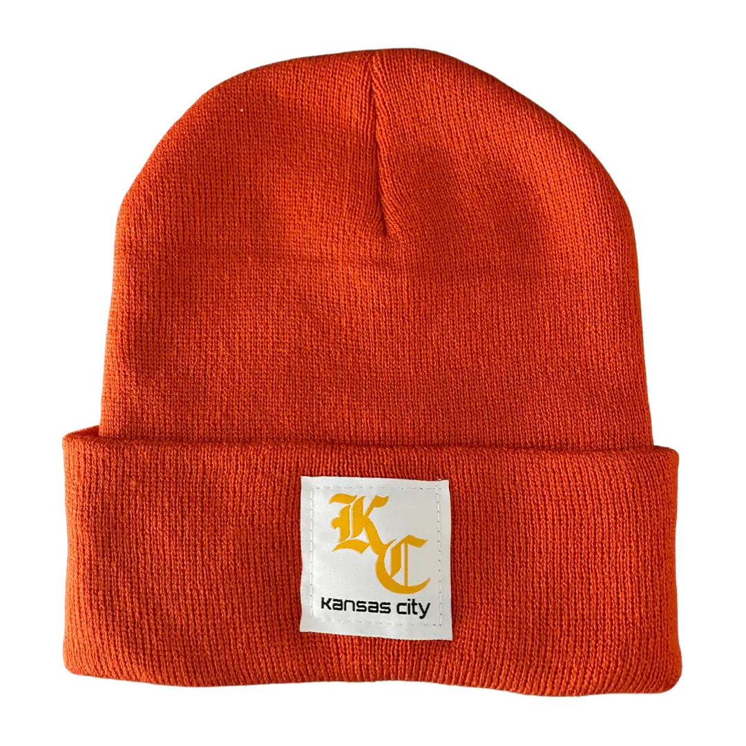 Hartt Orange Beanie Green Play Ribbed Slipover