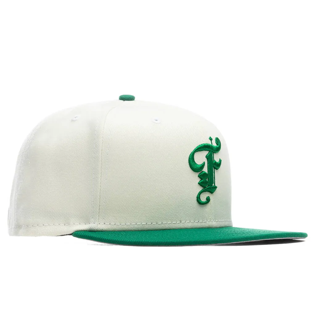 Off-White/Kelly Green New Era Fitted Cap