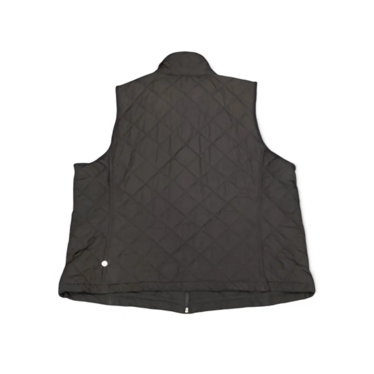 Black Quilted Puffer Vest By Ralph Lauren, Size: XXL