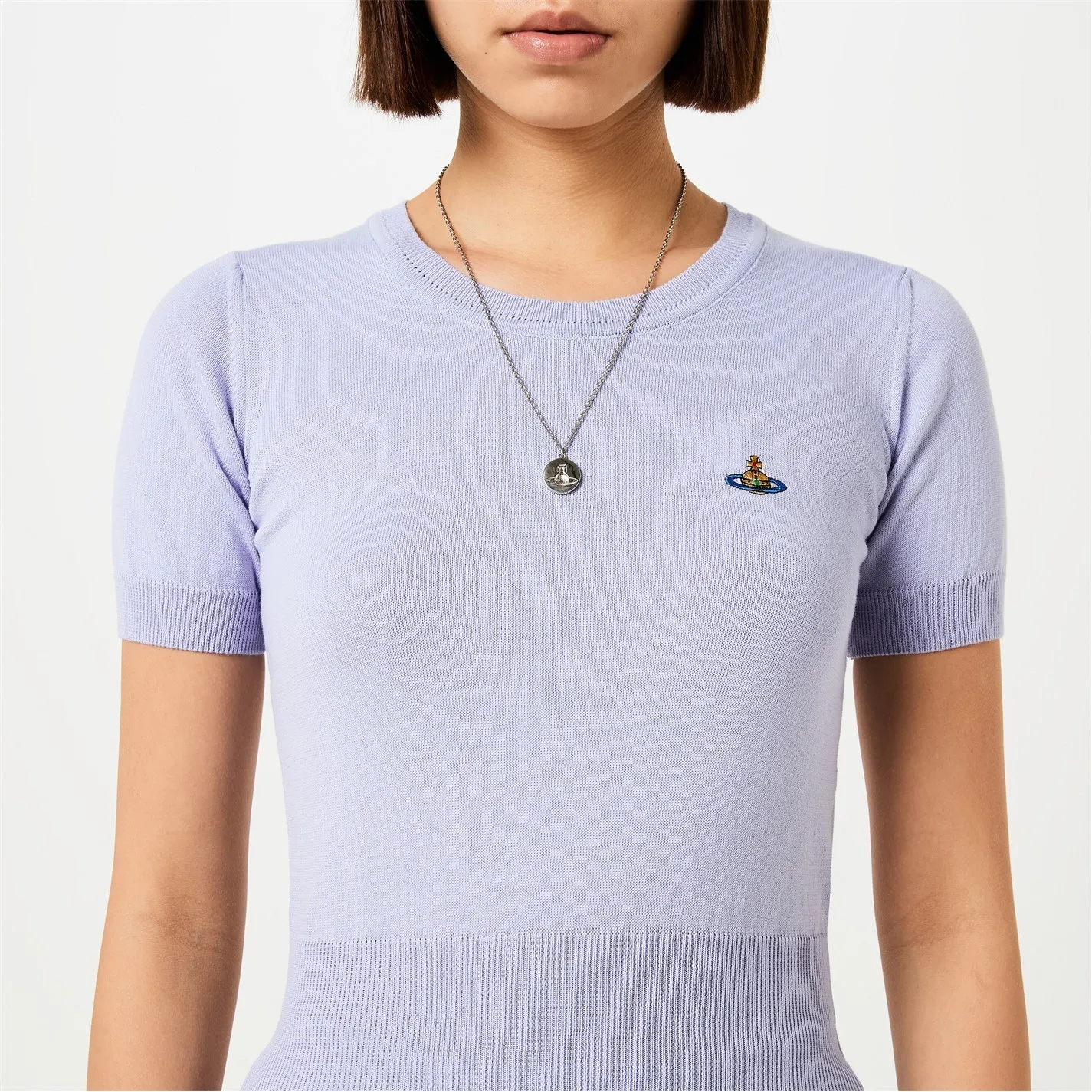 Wool Silk Rib Crew Neck Vivienne Westwood