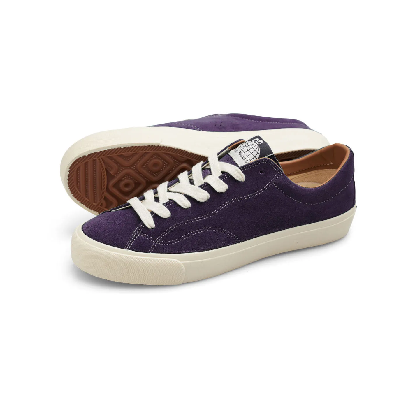 VM003-Lo Suede Logan Berry White